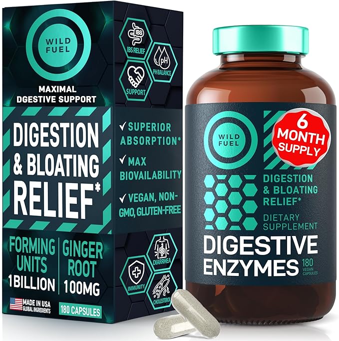 WILD FUEL Keto Candy with MCT Oil and Collagen and Digestive Enzymes with Probiotic and Prebiotic Bundle