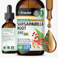 BIO KRAUTER® Sarsaparilla Root for Liver Support - Vegan &amp Pure Liver Supplement for Cleanse 680 mg per Serving - Natural Sarsaparilla Extract - 2 Fl.Oz 28-Day Supply Alcohol &amp Sugar Free