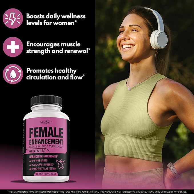 NEW AGE Beef Organ Supplement for Women – Supports Hormone Balance Energy &amp Wellness – Pasture Raised Superfood – Liver Heart Kidney Uterine Tissue – Ovary Uterus Fallopian Female Support-12