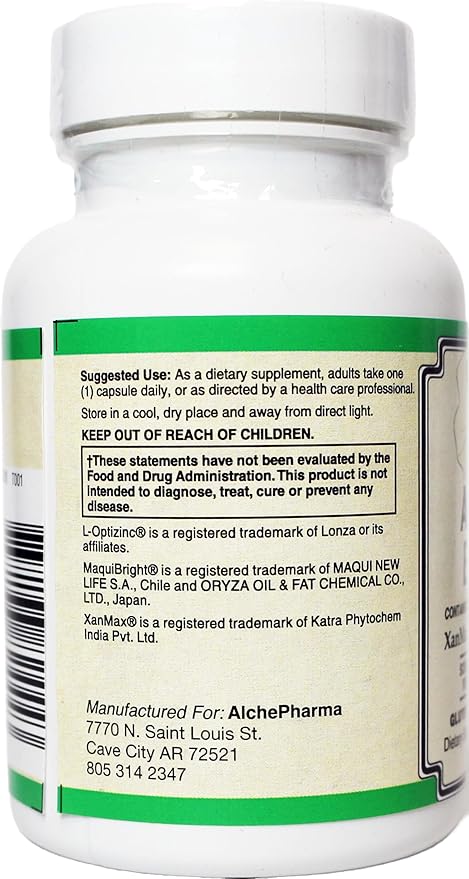 Advanced Eye Care Supplement XanMax Marigold Extract Lutein &amp Zeaxanthin (30)