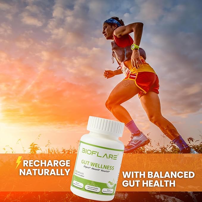 Gut Wellness Women’s Probiotics &amp Mens Probiotics for Gut Health High Potency Probiotic and Prebiotic for Women &amp Men with Digestive Enzymes 10 Billion CFU per 200MG 60 Vegan Capsules
