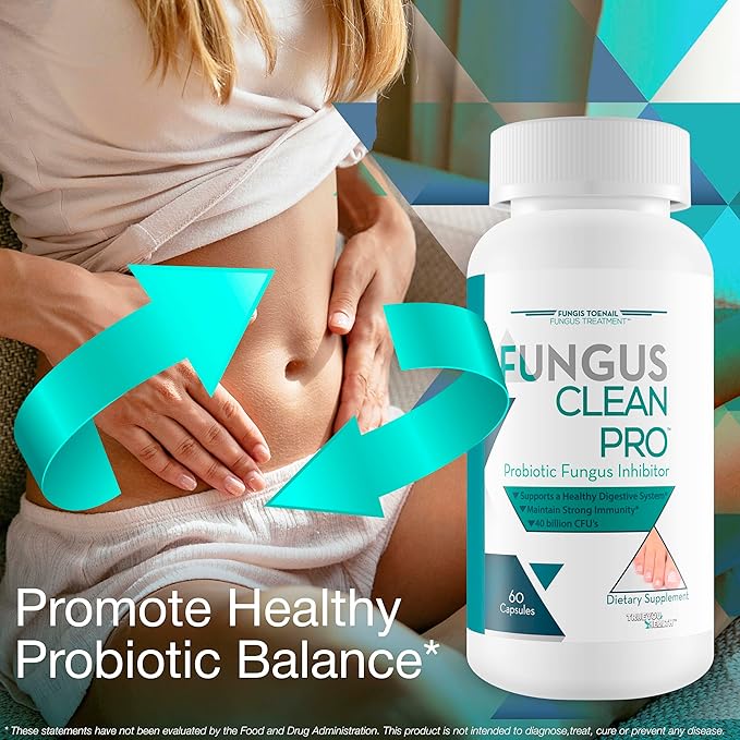 Fungus Clean Pro - Probiotic Fungus Inhibitor - Fight Off Fungus from The Inside Out with This Powerful Fungus Defense Probiotic Protect Your Body from Fungus (2)