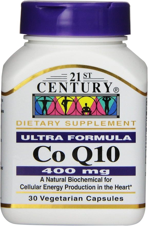 21st Century Co Q10 400 mg Veg Capsules 30 Count