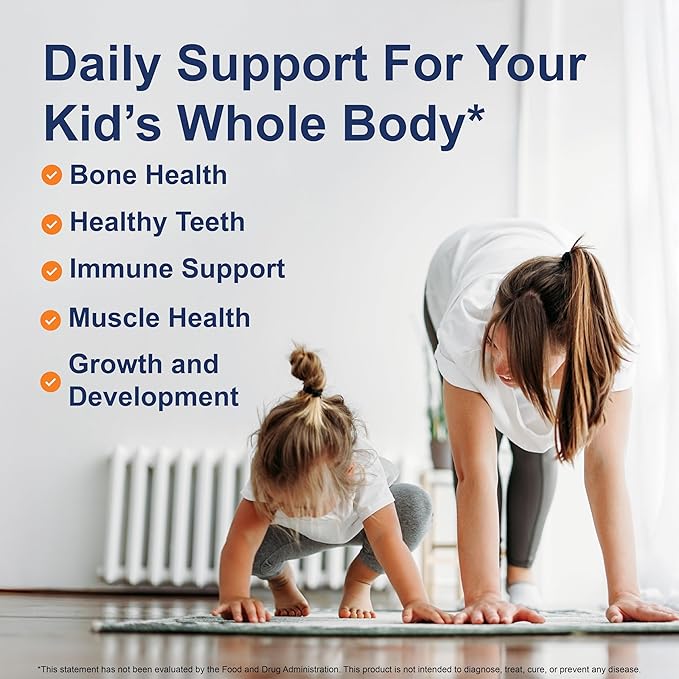 Carlson - Kid's Super Daily D3+K2 25 mcg (1000 IU) D3 &amp 22.5 mcg K2 Vitamin D Drops with Vitamin K2 Liquid Vitamins 1000 IU Vitamin D3 Heart &amp Bone Health 1-Year Supply Unflavored 360