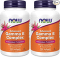 Now SupplementsAdvanced Gamma E ComplexMixed Tocopherols &amp TocotrienolsAntioxidant Protection*120 Softgels(Pack of 2)