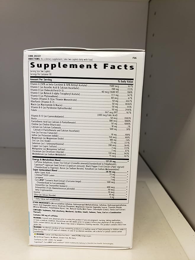 GNC Women's Multivitamin Energy &amp Metabolism - Twin Pack