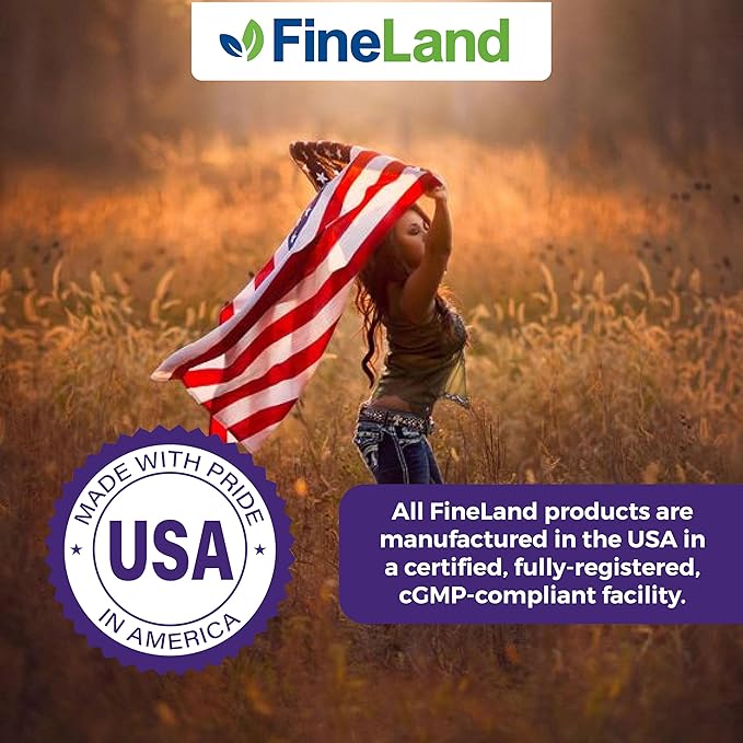 FineLand Organic Grape Seed Extract Rich in Antioxidants - Heart Immune &amp Circulation Support – 120 Vegan Capsules Non-GMO - Made in USA