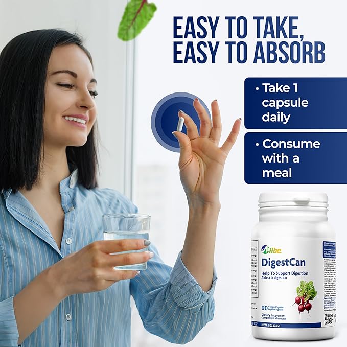 DigestCan - Digestive Enzymes Supplement (120g) Probiotics for Digestive Comfort &amp Gut Health Advanced Enzyme Formula for Men &amp Women Gluten-Free &amp Vegan Friendly - 90 Capsules
