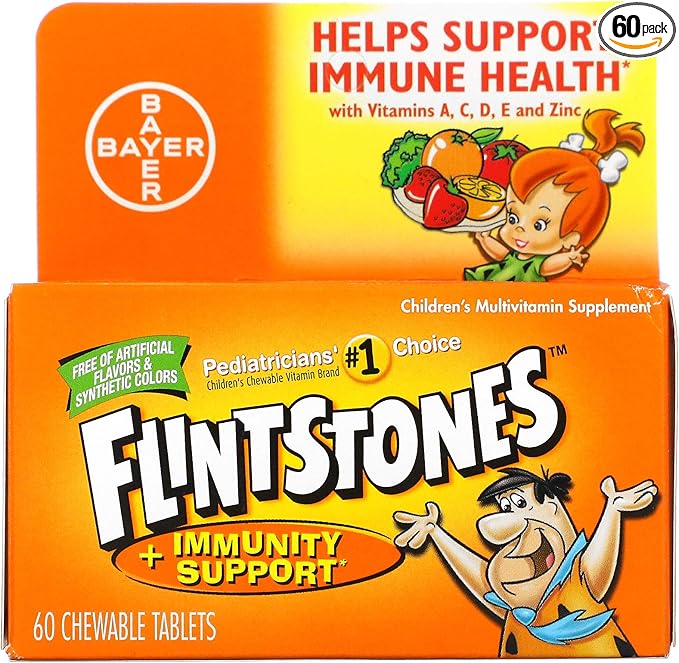 Flintstones Multivitamin + Immunity Support Chewables - Fruit Flavor - 60 ct