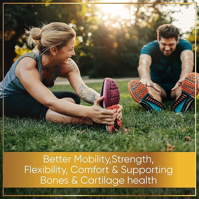 NutraPro Glucosamine Chondroitin MSM Joint Relief Supplements &amp Bone Health - for Knee &amp Joint Relief Bone Strength Joint Health Movement Flexibility Strength &amp Comfort.45 Days Servin