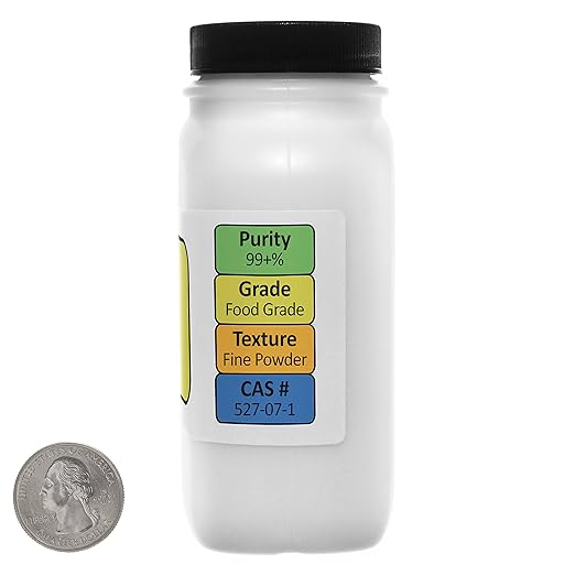 Sodium Gluconate [NaC6H11O7] 99+% USP Grade Powder 1.5 Lb in Three Space-Saver Bottles