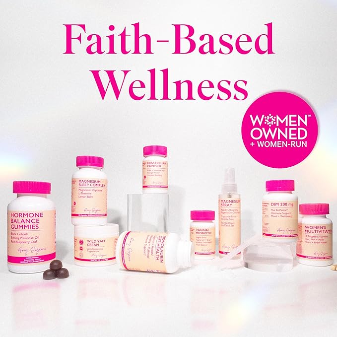 Amy Suzanne Hormone Balance Gummies for Women - Hormone Harmony for Mood Energy Bloating - Hormonal PMS Perimenopause &amp Menopause Support - Red Raspberry Leaf &amp Black Cohosh - 60 Gummy Supp