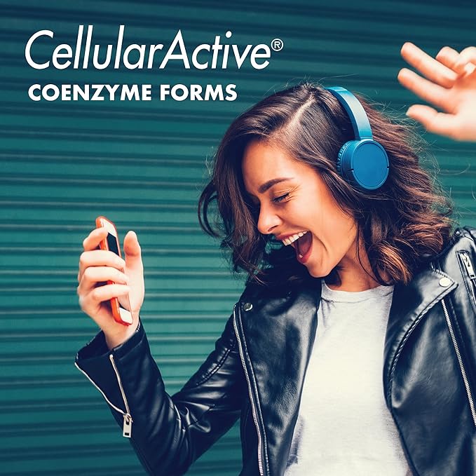 Bluebonnet Nutrition Cellular Active Coenzyme B-Complex Energy Production &amp Nerve Support* Vegan Kosher Certified Gluten-Free Soy-Free Dairy-Free 100 Vegetable Capsules 100 Servings