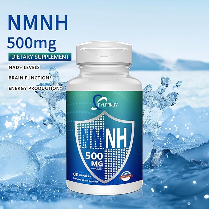 New NMNH 500mg Per Serving (Dihydronicotinamide Mononucleotide) NAD 𝐒𝐮𝐩𝐩𝐥𝐞𝐦𝐞𝐧𝐭𝐬 Pure Organic More Effective Than NMN for Anti-Aging Energy Immunity Focus - 60 Count