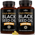 NEW AGE Black Seed Oil Softgel Capsules - Premium Cold-Pressed Nigella Sativa Producing Pure Black Cumin Seed Oil - Non-GMO &amp Vegetarian (120 Softgels)