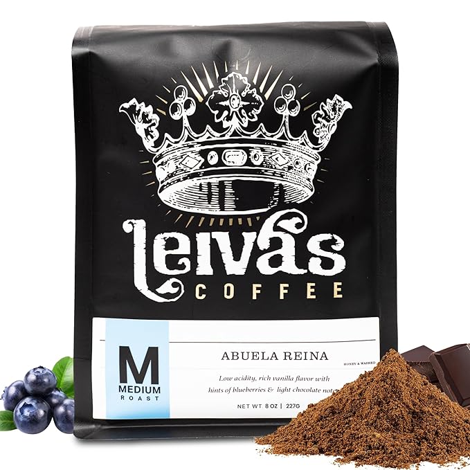 Leiva’s Coffee Family Variety Pack – Light Medium &amp Dark Roast Ground Coffee (8 oz Bags) – 3 Pack Bundle – Fresh Guatemalan Beans
