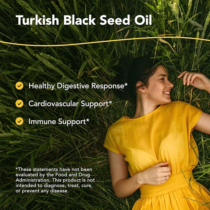 North American Herb &amp Spice Black Seed Oil - 8 fl. oz. - Cardiovascular Digestive &amp Immune Support - Contains Wild Mediterranean Oreganol P73 Oregano Oil - Non-GMO - 48 Total Servings