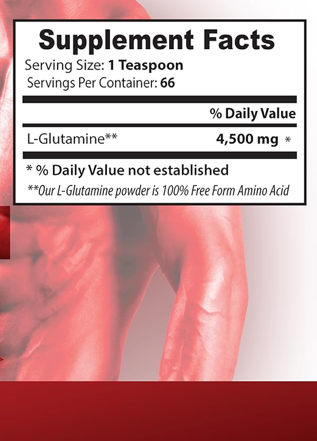 L-glutamine - L Glutamine - Improves endurance Pure L-Glutamine amino acids muscle protein development l glutamine supplement amino acid nutritional supplements Muscle Recovery Supplement 1 Jar