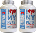 Dog Health Care Products - Omega 3 Fatty ACIDS for Pets - Dogs and Cats - Premium Health - Fat for Dogs - 360 Softgels (2 Bottles)