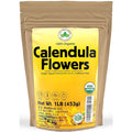 Calendula Tea 1LB (16Oz) 100% CERTIFIED Organic Whole Flower Herbal Tea (Calendula Officinalis) Caffeine Free in 1 lbs. Bulk Resealable BPA-free Bags from U.S. Wellness