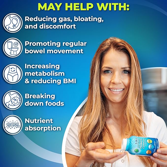 Women’s Multivitamin &amp Probiotic Support Bundle – 3-in-1 Probiotic with Digestive Enzymes &amp Prebiotic &amp Women’s Daily Multivitamin with Iron – Vegan Non-GMO Clean Daily Wellness Support