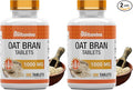 tnvitamins Oat Bran Tablets | 100 Tablets x 1000 MG per Tablet | Oat Fiber Tablets | Soluble &amp Dietary Fiber Supplement | Supports Digestive Health * | High Potency Formula (Pack of 2)