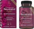 Reserveage Beauty Resveratrol Plus+ 1000 mg - Rapid-Release Resveratrol Capsules with Quercetin for Immune System Brain Health &amp Cellular Health - Gluten-Free &amp Vegan - 30 Veggie Capsules