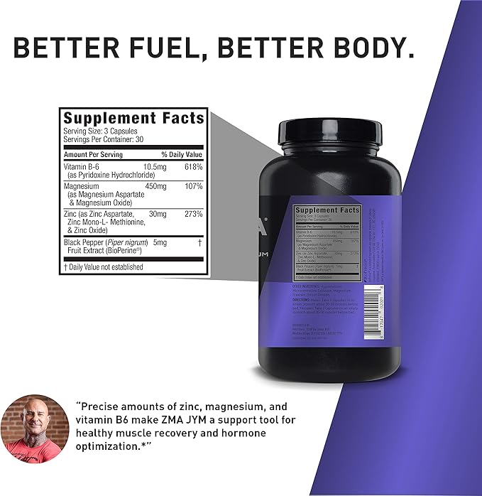 JYM Supplement Science Omega JYM Fish Oil + Vita JYM Sports Multivitamin &amp Mineral Support ZMA