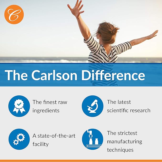 Carlson - Cod Liver Oil 1100 mg Omega-3s Liquid Fish Oil Supplement Wild-Caught Norwegian Arctic Sustainably Sourced Nordic Liquid Lemon 250 ml