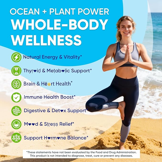 2 Pack Sea Moss Gummies for Men Women Vegan 15-IN-1 Irish Seamoss Superfood with/Bladderwrack &amp Burdock Root Turmeric Elderberry Vitamins B12 D3 EPA DHA Sugar-Free Support Energy Brain Im