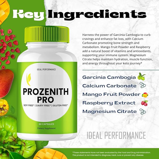 Prozenith Capsules Pink Salt Official Prozenith Pills Pro Supplement Overall Health Support All Natural Keto Capsule to Sustain Active Lifestyle &amp Fitness Goals ProzenithPro Reviews (2 Pack)
