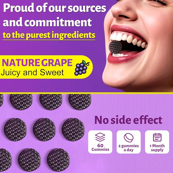 Tanning Gummies for Women Men - Natural Self Tanner Supplement with Astaxanthin Beta Carotene Lycopene Zinc Citrate &amp Vitamins Sunless Tan Booster Skin Hydration &amp Glow (Purple)
