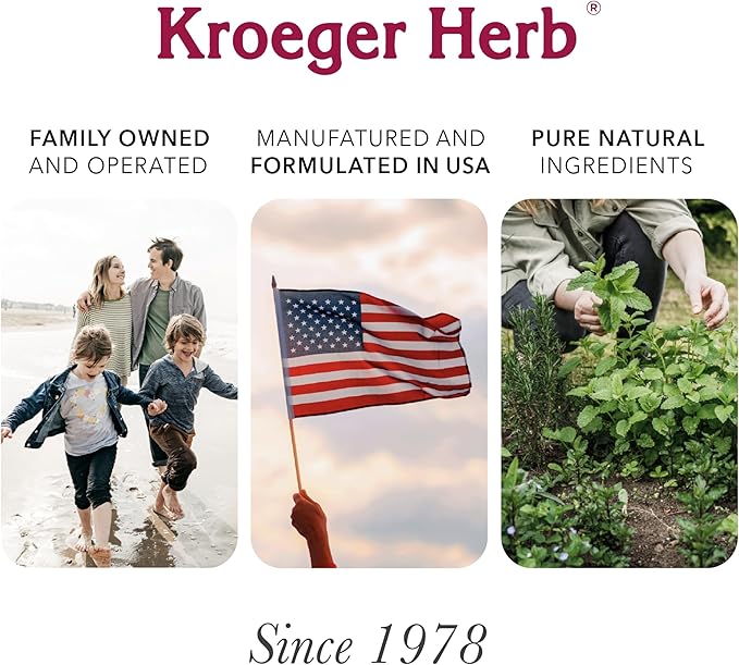 Kroeger Herb Products Wormwood Herb Supplement Kit Black Walnut Clove Quassia Worm Wood Detox Cleanse - Capsules Non-GMO Gluten Free No Preservatives or Fillers Made in USA