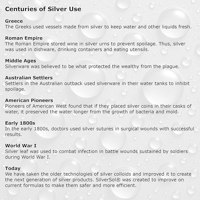 Silver Biotics Advanced Silver Technology SilverSol Ag₄O₄ 10 PPM Immune Support | Bio-Hacking Immune Building Natural Support | 32 Fl Oz