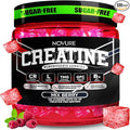 Creatine Monohydrate Gummies 5000mg – Advanced Muscle &amp Focus Blend with Alpha GPC B12 &amp Taurine – Vegan Sugar-Free Blueberry &amp Raspberry Flavors – Made in USA 120 Gummies (30 Servings