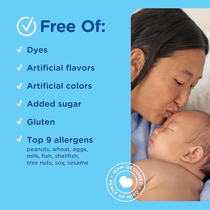 Mommy’s Bliss Ultimate Baby Gift Set | Gripe Water Probiotic Drops Pain &amp Fever Medicine Gas Relief Drops and Gum Massage Gel