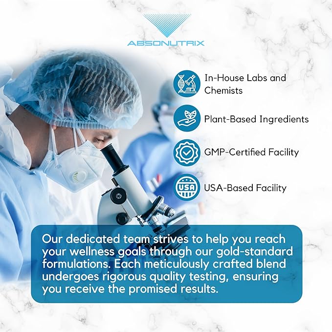 Absonutrix Nattokinase Supplement 490 mg 4 Oz Liquid 240 Servings-5000 Fu Made in USA Quick Absorption Quality Potent Ingredients Non-GMO GMP Certified Facility Cruelty-Free Products