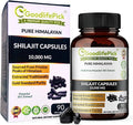 Pure Himalayan Shilajit Capsules.Maximum Strength Natural Shilajit Rich in Trace Mineral &amp Fulvic Acid.High Altitude Sourcing. Vegan NonGMO 90ct. Extracted Traditionally No Stearate No Rice Flour