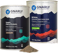 Gnarly Nutrition Gnarly Vegan Plant Protein Meal Replacement - Chocolate (28.2oz) BCAAs Lemon Lime (10.58oz)