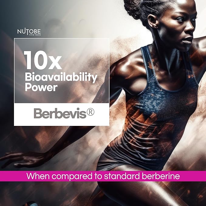 Berberine CoQ10 Phytosome | 10x Bioavailability | Supports Metabolic Harmony Energy &amp Bloating Relief | 22 Day Supply | 90 Capsules