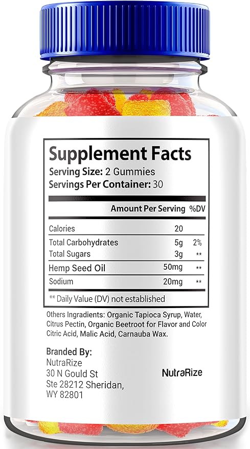 NutraRize (Pack of 2 Vitality Gummy Dots All Natural 500MG Supplement for Overall Wellness Official Reviews (120 Gummies)