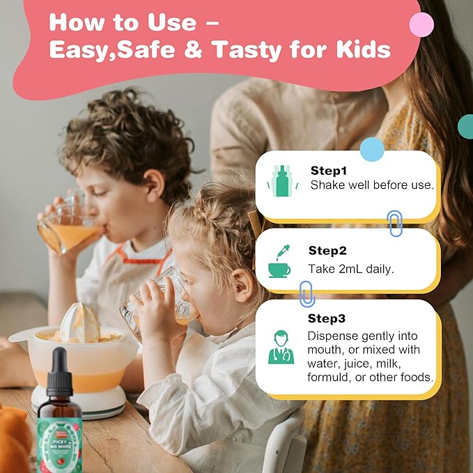 Well&ampWhole Sulforaphane Supplement Kids Liquid Broccoli Sprout Extract Appetite Booster and Healthy Eating Habits Broccoli Supplement for Children (1yrs+) Vegan Sugar-Free 60mL