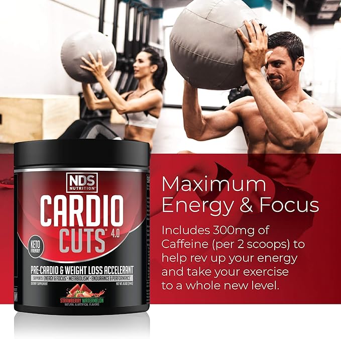 NDS Nutrition Cardio Cuts 4.0 - Strawberry Watermelon 30 servings (Pack of 1)