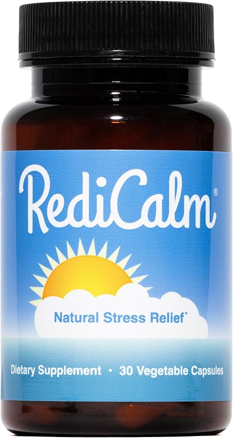 Natural Stress Relief Supplement - Non-GMO Vegan Gluten-Free