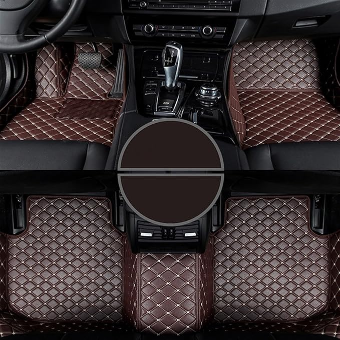 Car mat Custom Car Floor Mats for mercedess-benzs CLA CLA180 CLA200 CLA220 CLA250 CLA260 Auto Foot Accessories Carpets (Color : Coffee)