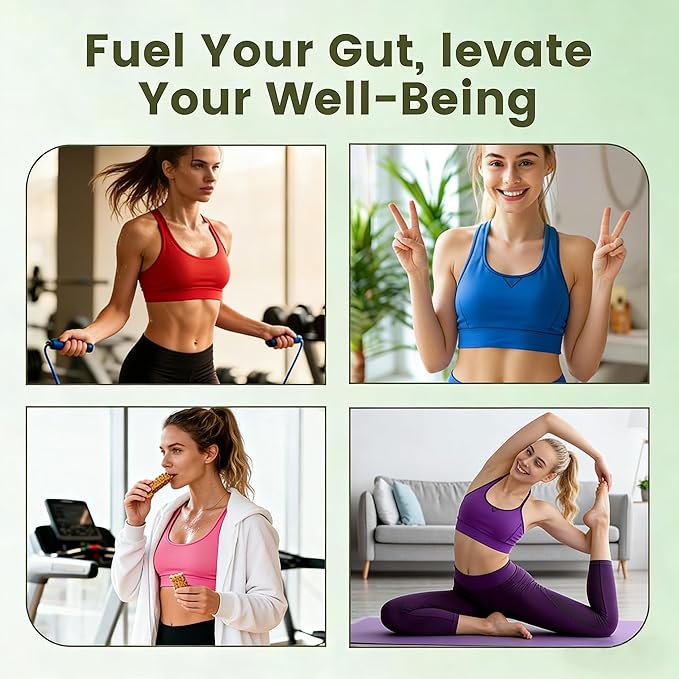 Nuora Gut Health Capsules with Berberine Nuora Gut Biofilm Probiotic Ritual Promotes Metabolism &amp Gut Health Vegan Non-GMO for Women 90 Capsules (1)