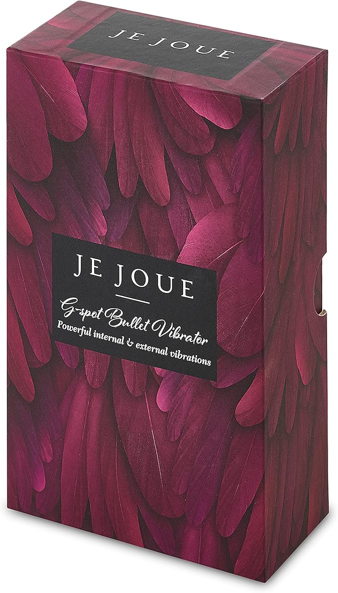 Je Joue Classic Bullet Vibrator with Fingersleeve Powerful Whisper Quiet USB Rechargeable Waterproof 100% Medical Silicone - Purple