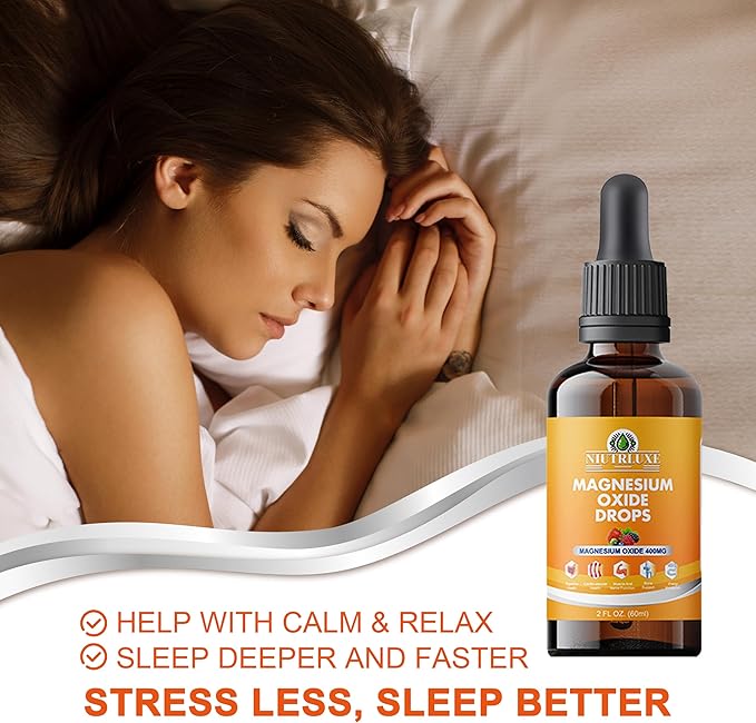 L-Arginine Drops Liquid &amp Liquid Magnesium Oxide 400mg