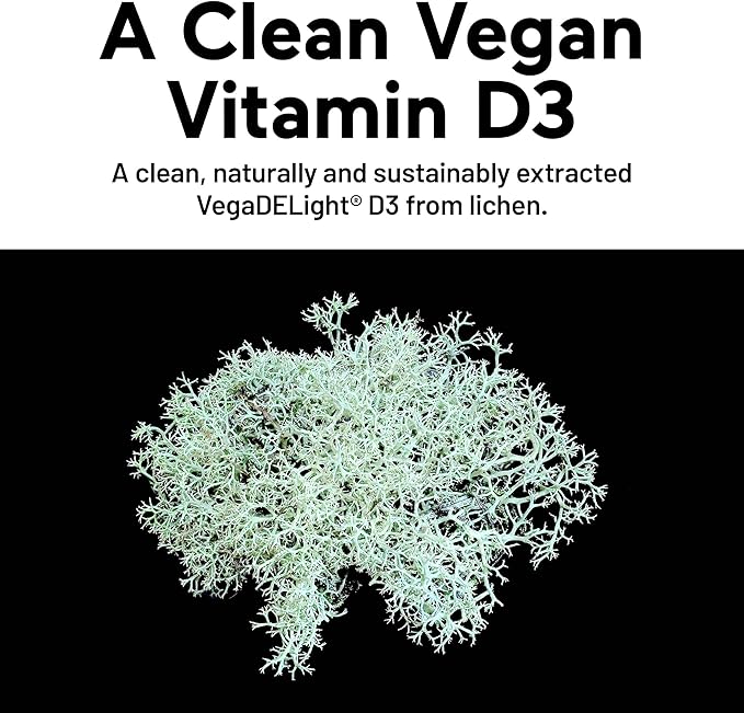 SMARTERNUTRITION Vegan Vitamin D3 5000 IU + Natural Vitamin K2 1100 mcg in Organic Coconut &amp Olive Oil - D3 K2 Supplement for Immune &amp Bone Support - 60 Softgels[30 Day Supply]