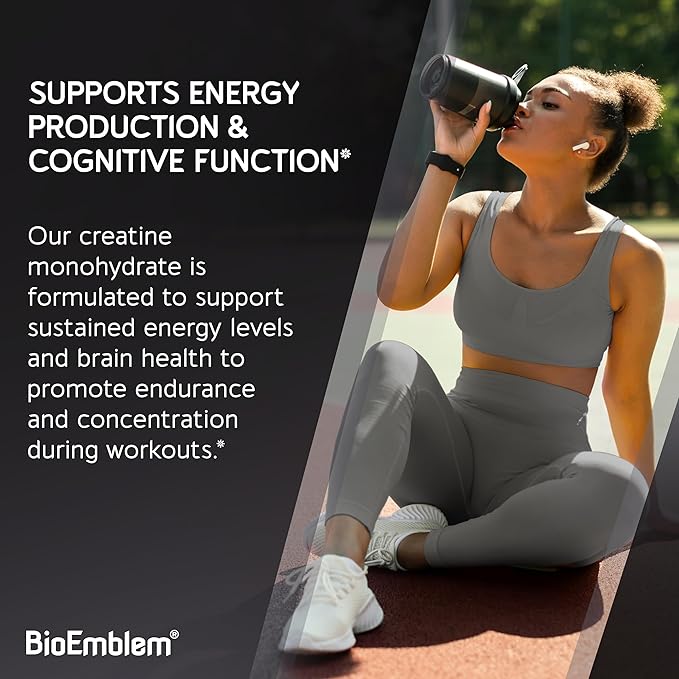 BioEmblem Beauty Probiotics for Women and Creatine Monohydrate Powder